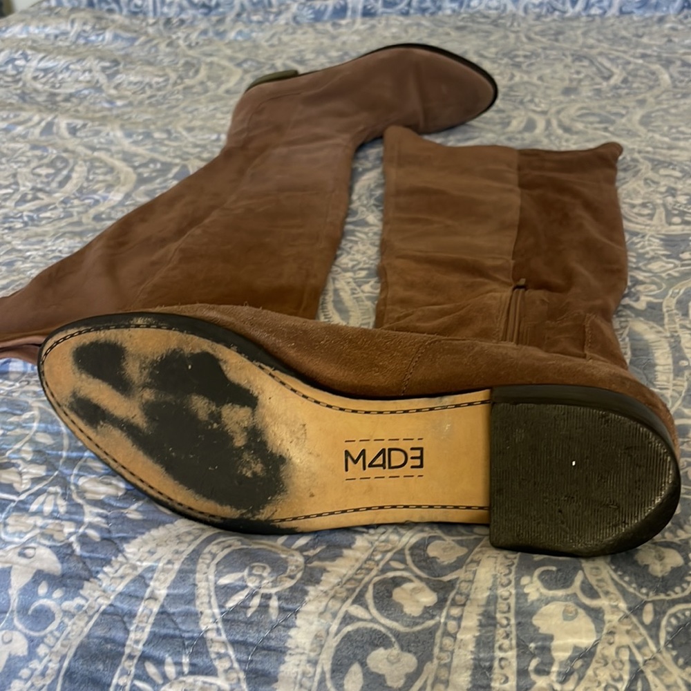 Made By Urban Outfitters OverTheKnee Suede Boots Gem